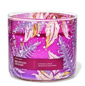 🆕🕯️ WHITE BARN BATH & BODY WORKS BIRCHWOOD ORCHARD” 3-WICK BBW CANDLE